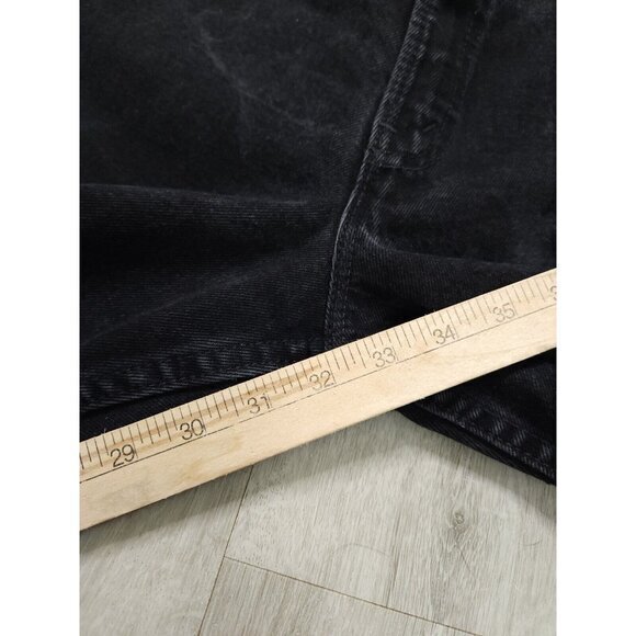 Vintage‎ Levis 545 Orange Tab Black Denim Loose Fit Jeans Mens 34x32 - Picture 10 of 10